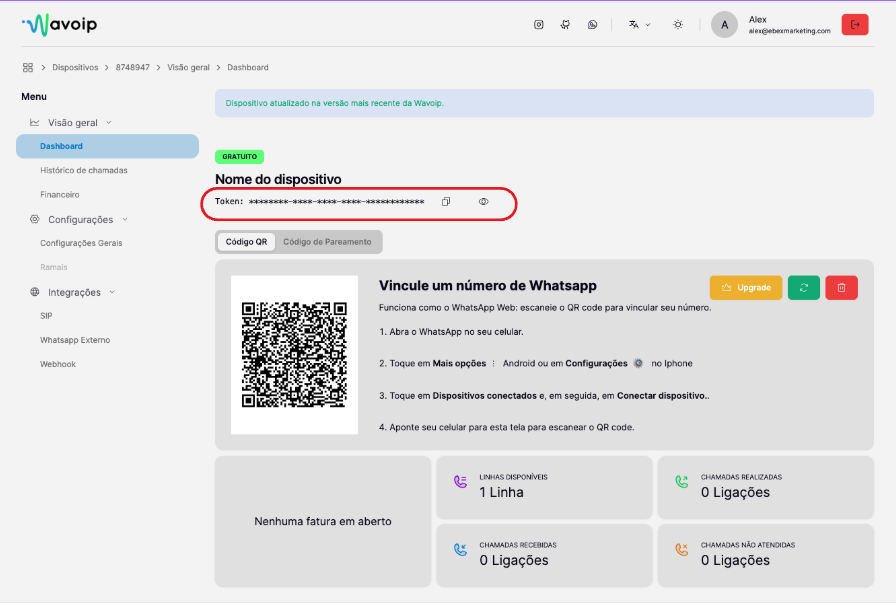 Wavoip - Ligações pelo WhatsApp — Canais de comunicação