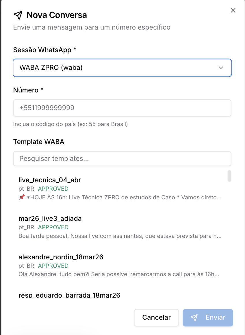 Barra de ferramenta geral — Home e Dashboard