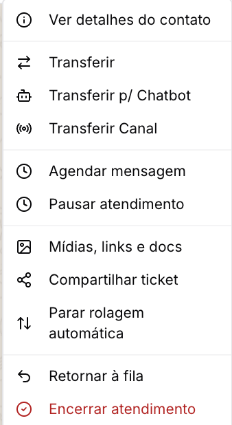 Acesso Rápido - Atendimento — Tela de Atendimento