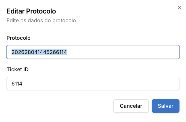 Protocolos — Análises e Registros