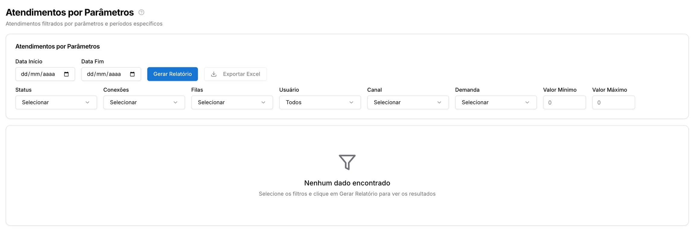 Relatórios — Análises e Registros