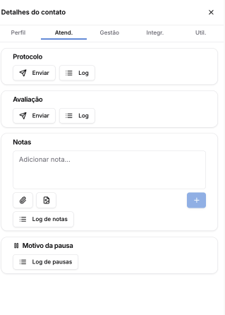 Notas — Operação (Gestão comercial)