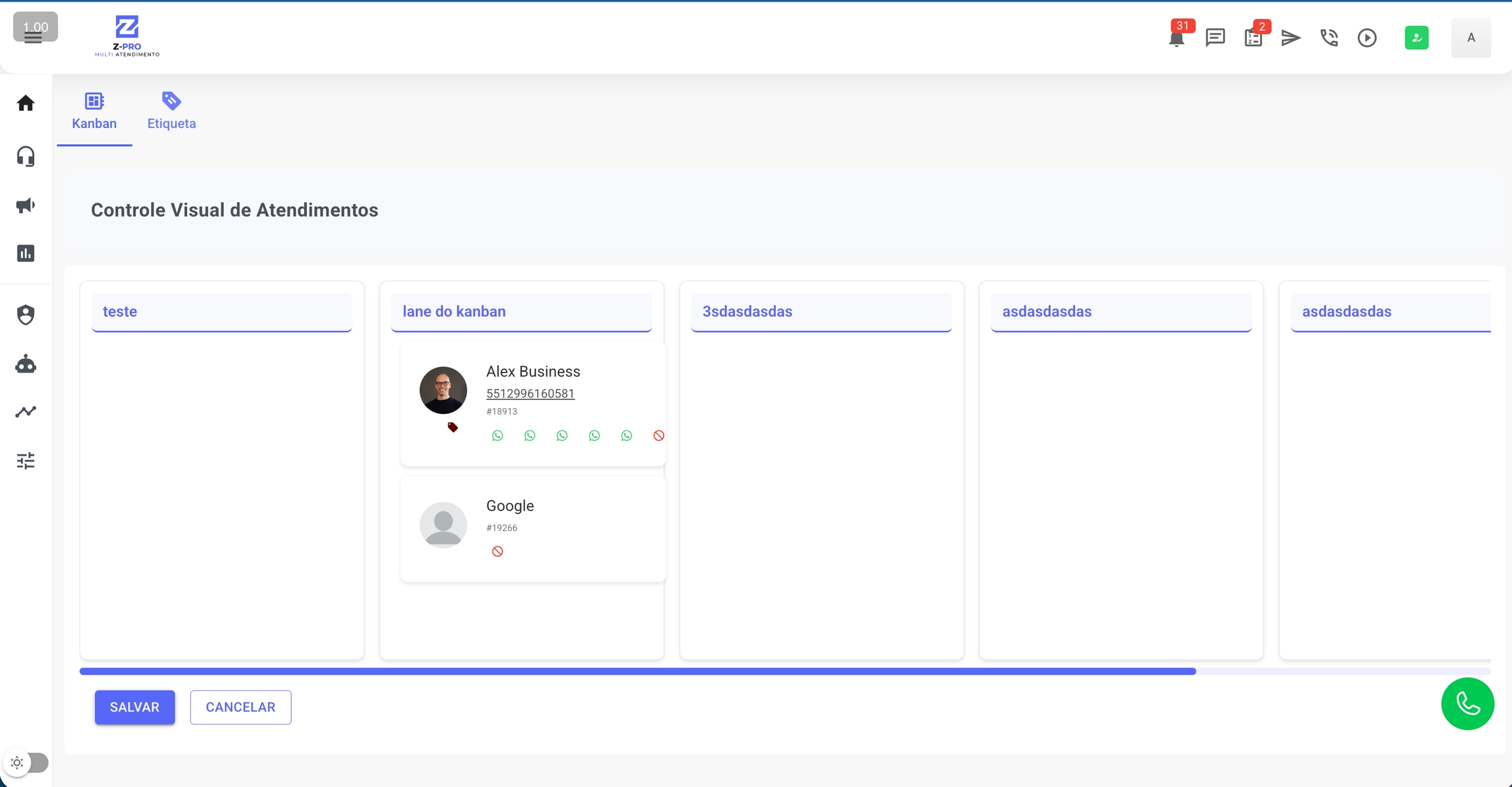 quadro kanban konvoo