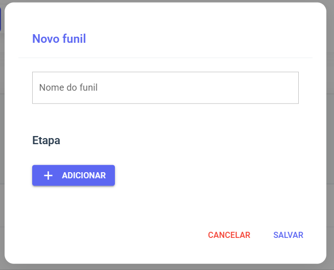 1. Configurando seus Funis e Etapas — Funil de oportunidades
