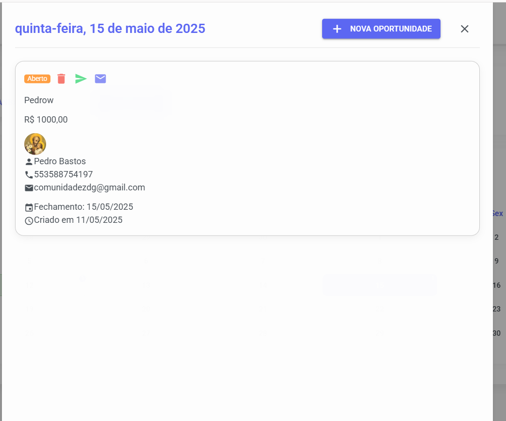 3. Visualizando seus funis e oportunidades — Funil de oportunidades