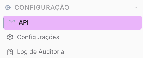 API — Configuração