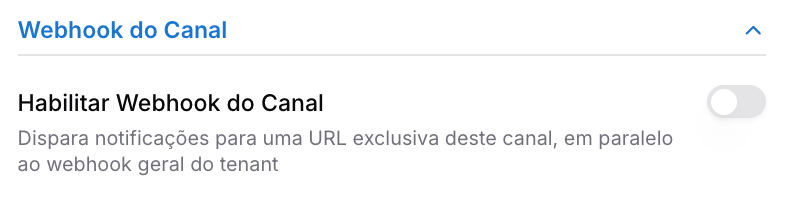 Como conectar um canal (sessão/número) — Canais de comunicação