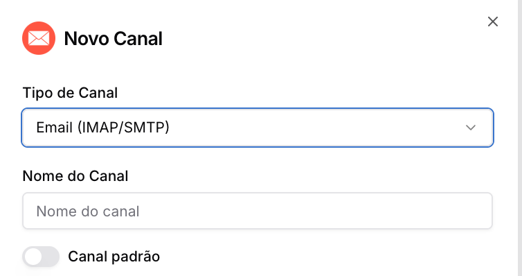 E-mail (IMAP/SMTP) — Canais de comunicação