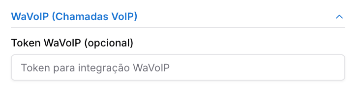 Wavoip - Ligações pelo WhatsApp — Canais de comunicação