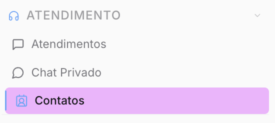 Contatos — Atendimento