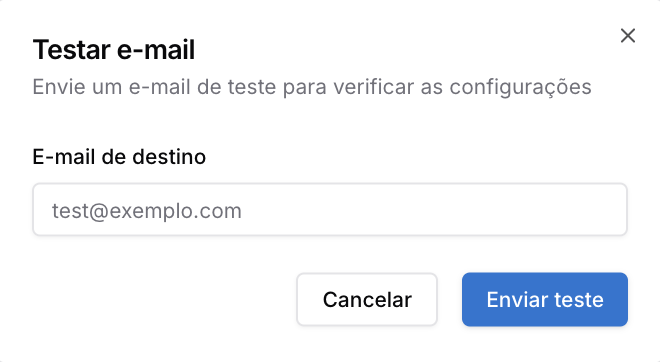 SMTP — Configurações Gerais